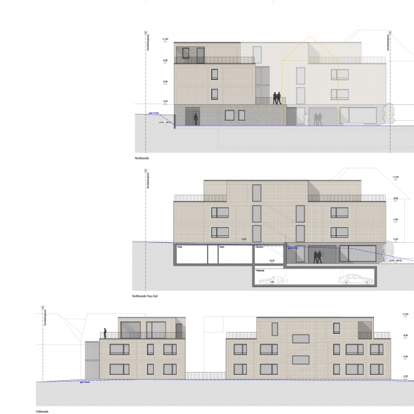 2831 Baueingabe - 056 Nord-&Ostfassaden