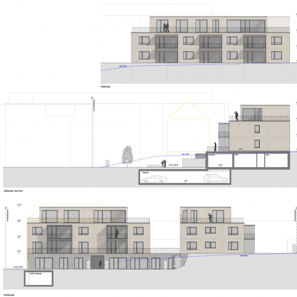 2831 Baueingabe - 057 Süd-&Westfassaden